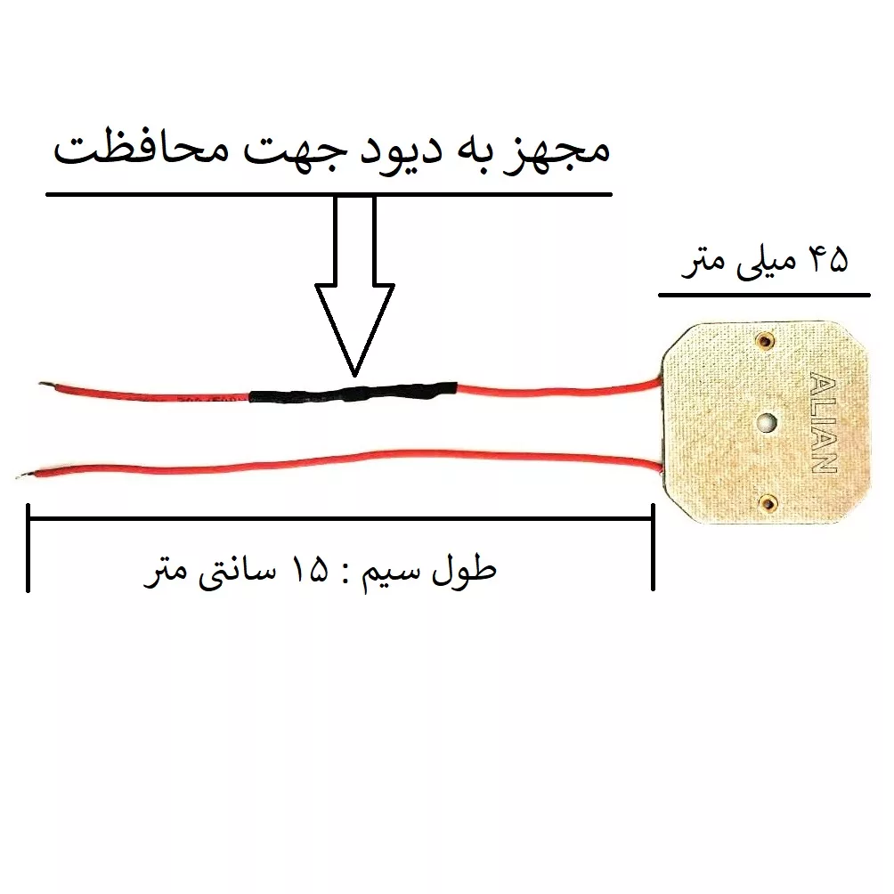 المنت اسپند دودکن مدل ALIAN بسته 2 عددی