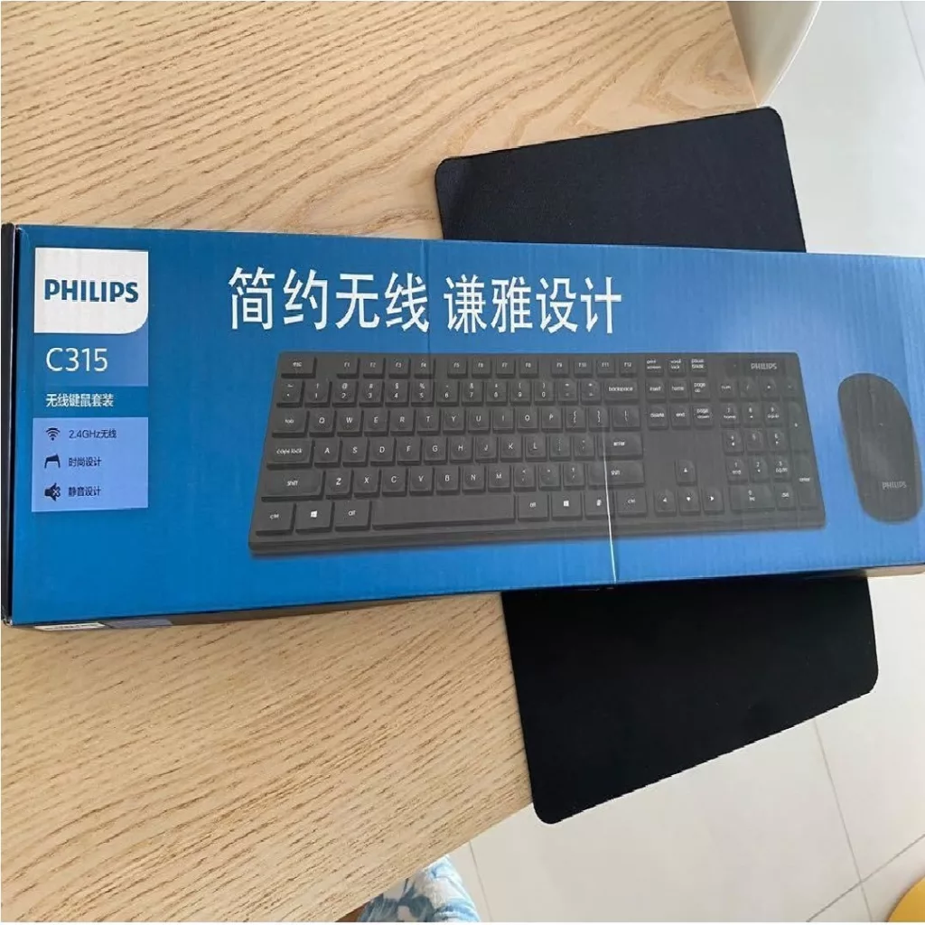 کیبورد و ماوس بی سیم فیلیپس مدل C315
