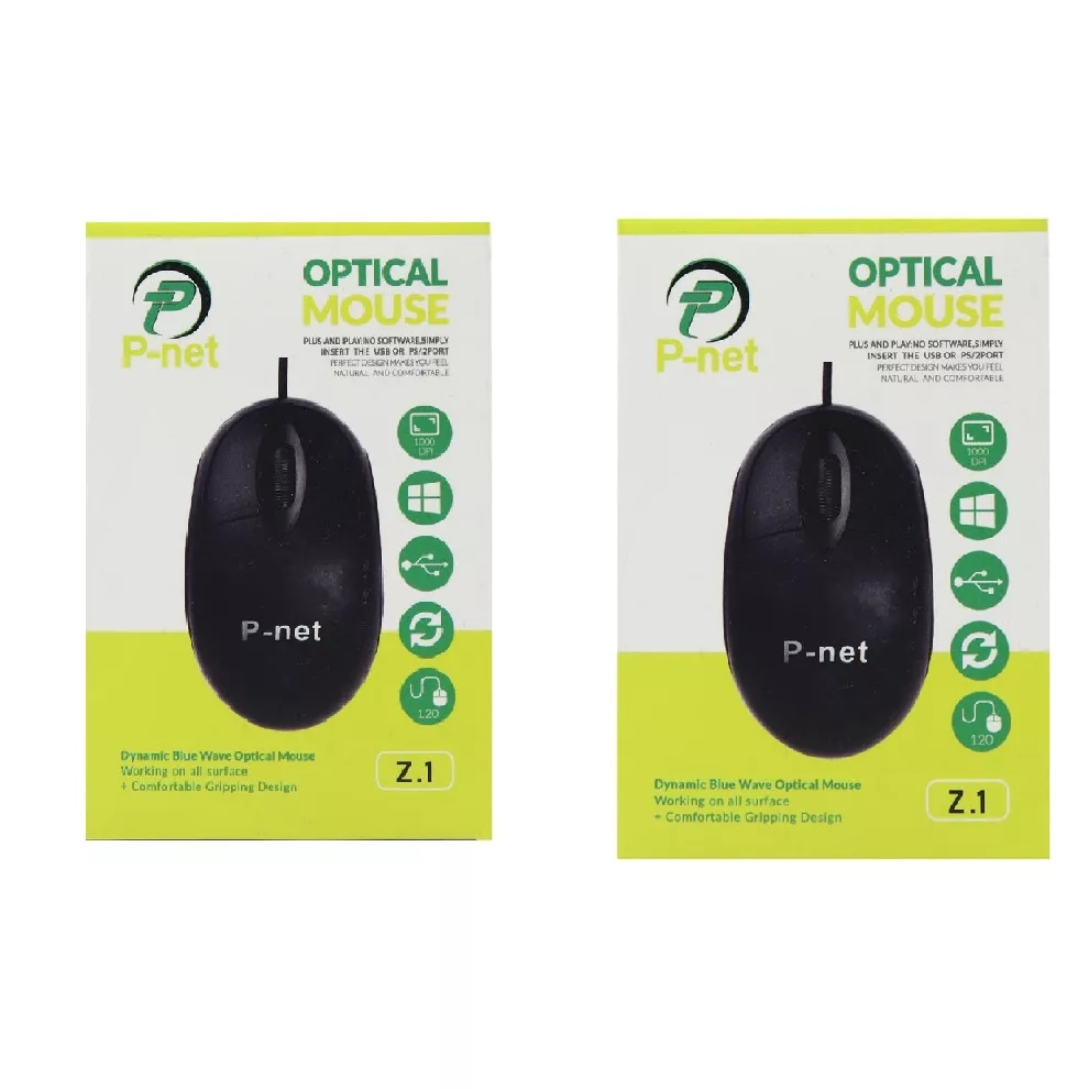 ماوس پی نت مدل Z.1 بسته دو عددی