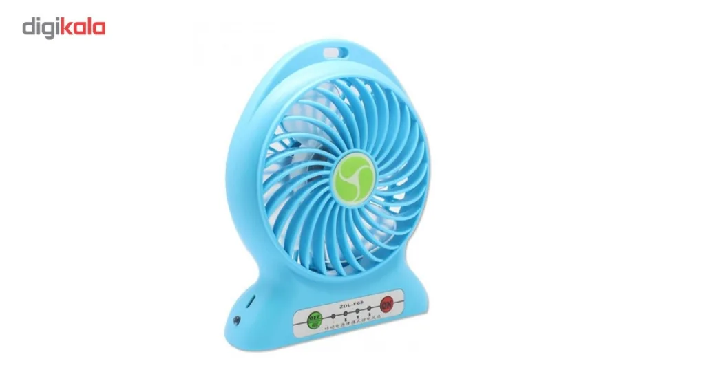 پنکه همراه مدل ZDL- F68 با ظرفیت 1  باتری