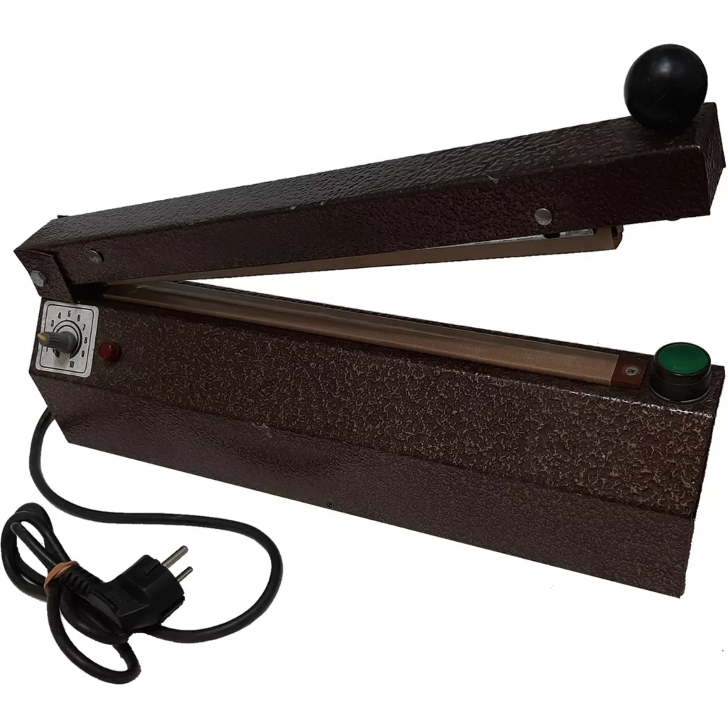 پرس دستی پلاستیک سپهر الکترونیک مدل دوخت عریض تایمردار کد 40CM