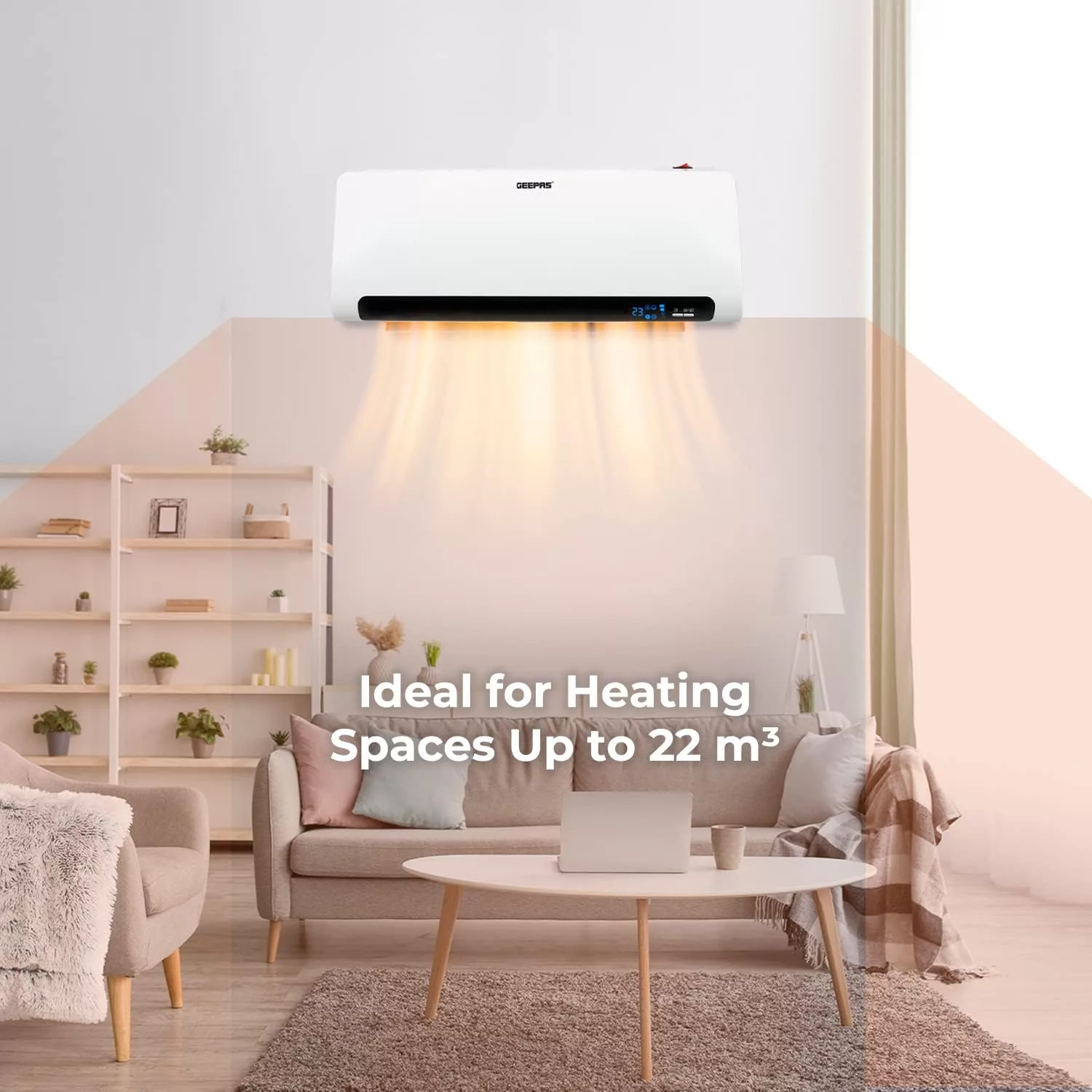 بخاری برقی دیواری جی پاس مدل GWH28518