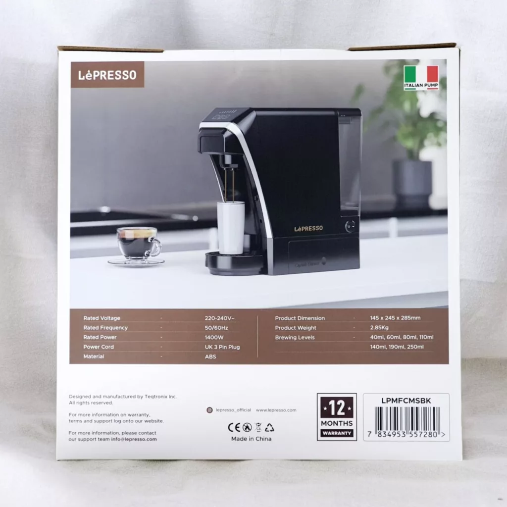 اسپرسو ساز لپرسو مدل LPMFCMSBK
