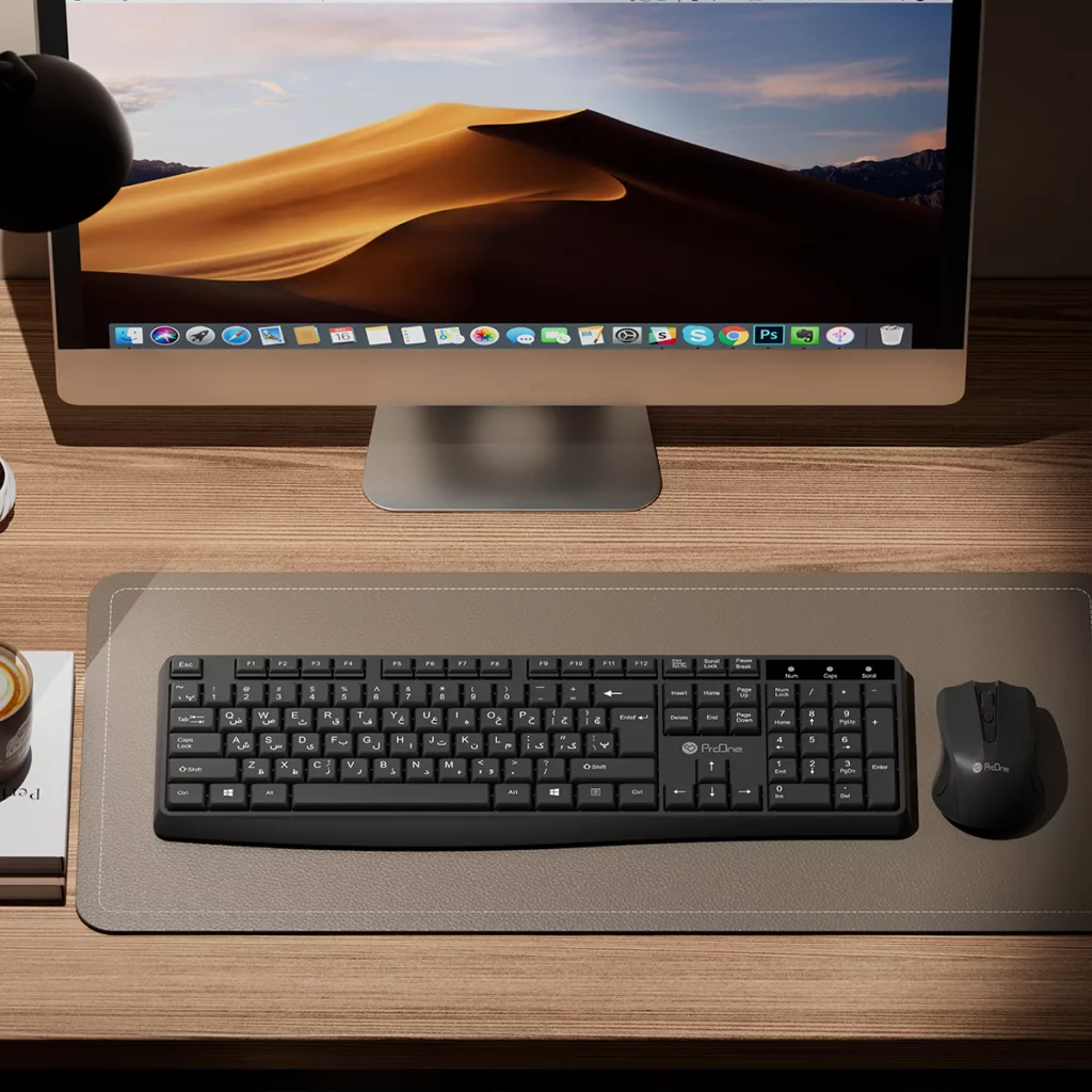 کیبورد و ماوس بی سیم پرووان مدل PMK25W