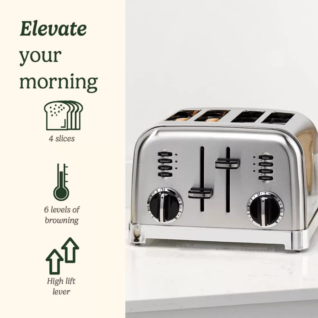 توستر 4 اسلایس کوئیزینارت مدل CPT180SU