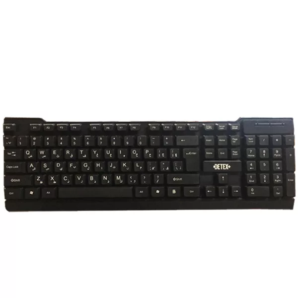 کیبورد دیتکس پلاس مدل D-110 با حروف فارسی