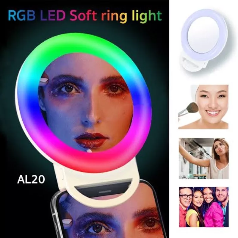 رینگ لایت مدل AL20 RGB کد A4S P