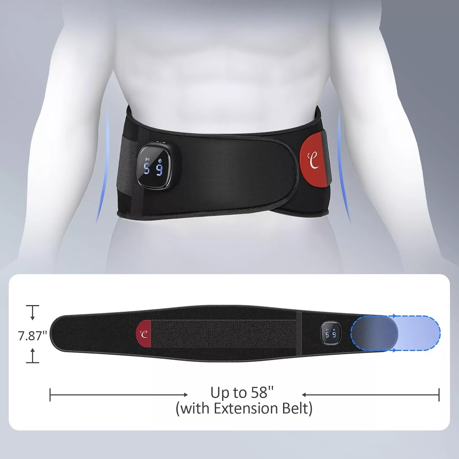 ماساژور برقی کمر کامفی تمپ مدل K9244