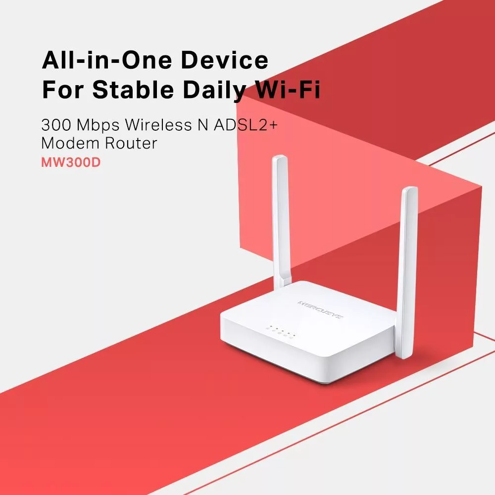 مودم بی سیم ADSL مرکوسیس مدل mw300d