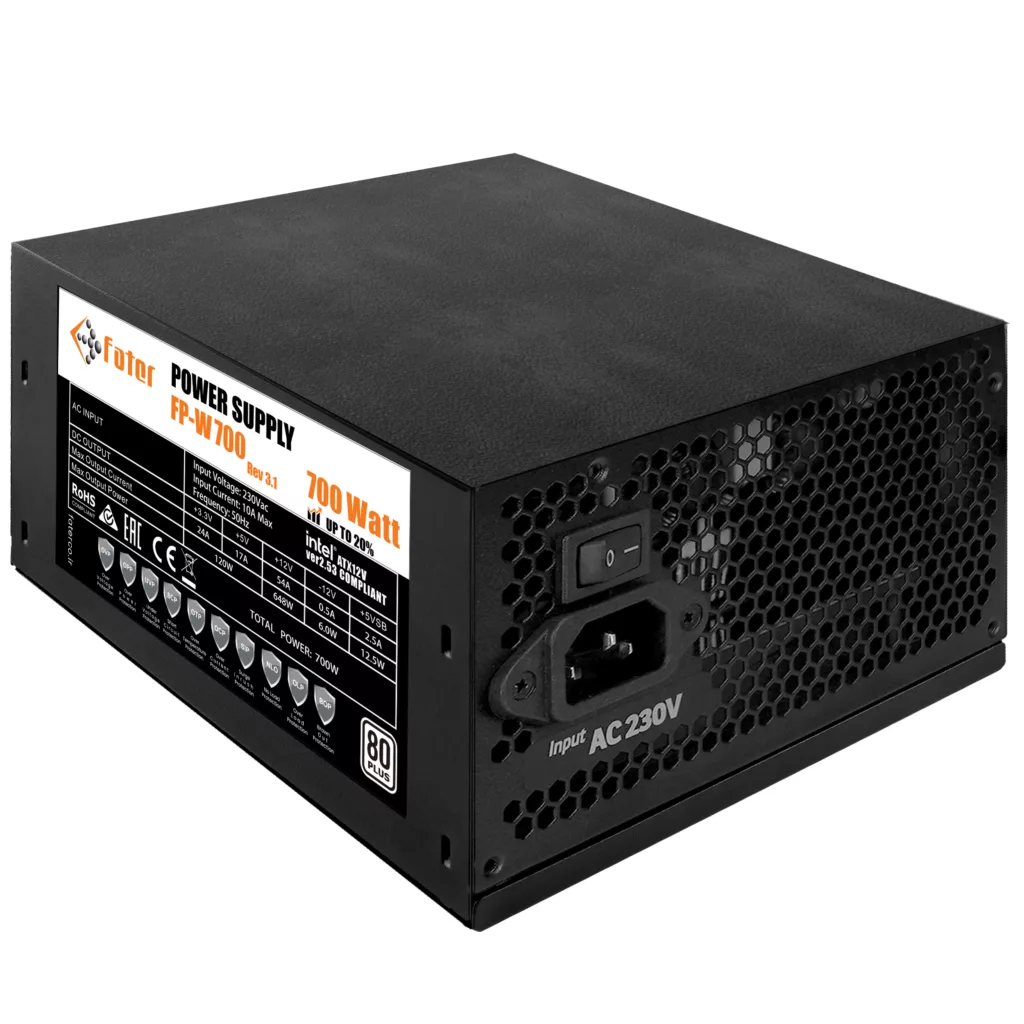 منبع تغذیه کامپیوتر 700 وات فاطر مدل FP-W700 80Plus 700W