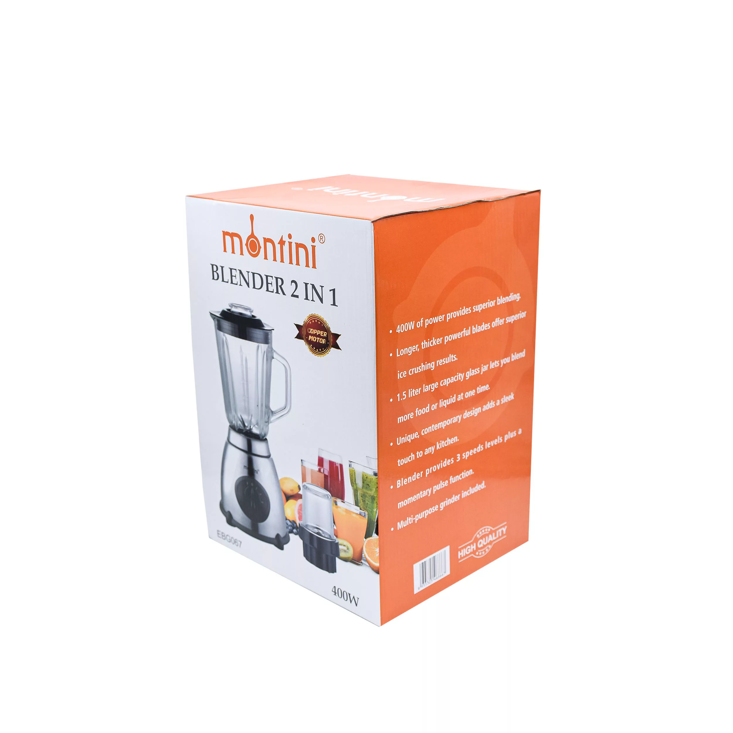 مخلوط کن و آسیاب کن مونتینی مدل EBG067