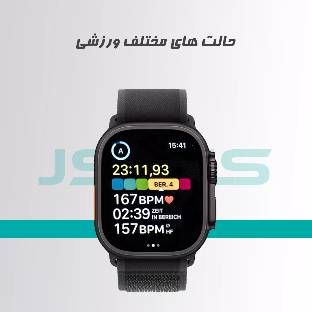 ساعت هوشمند 49 میلی متری جی اس وای ای اس مدل R21 Ultra با بند فلزی