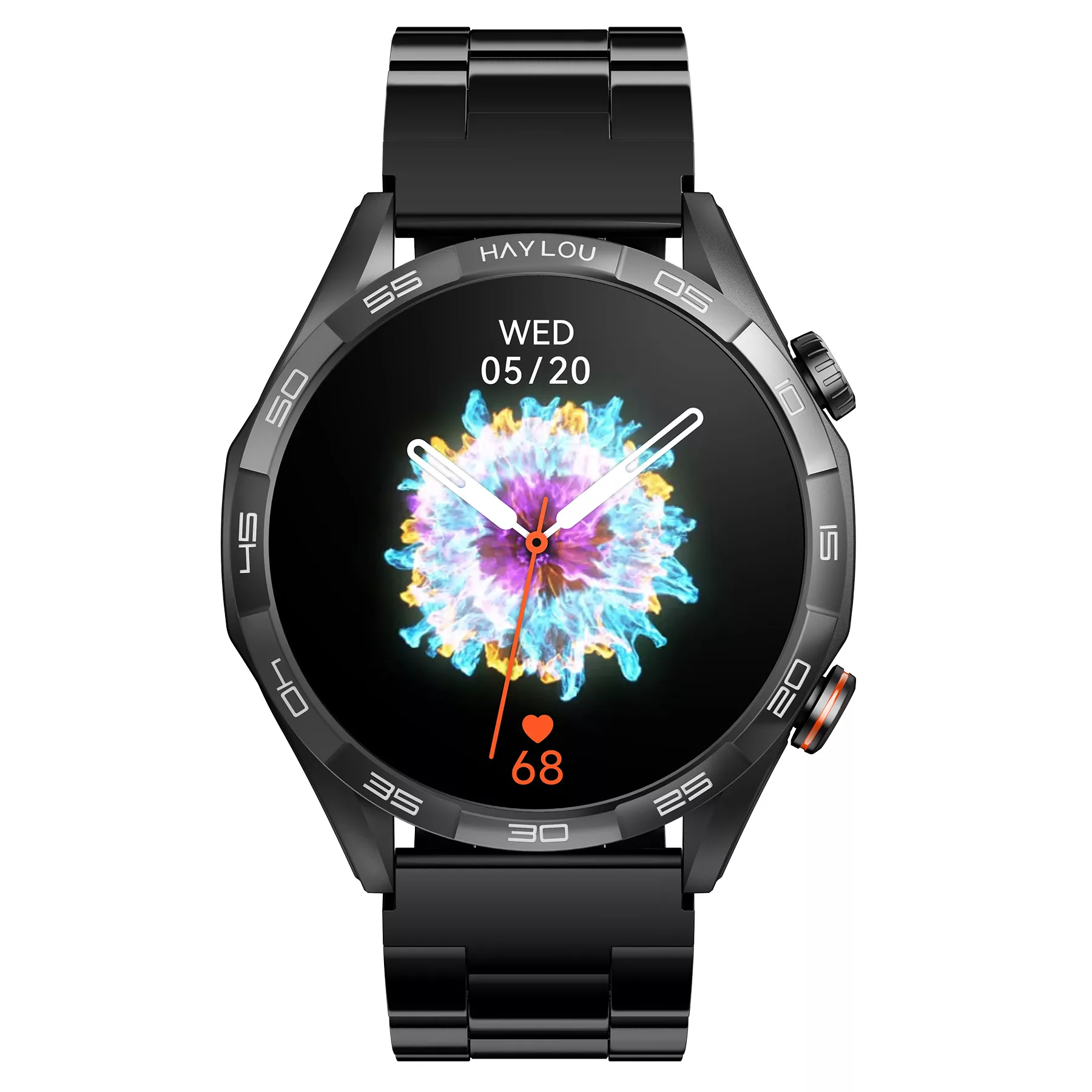 ساعت هوشمند 40 میلی‌متری هایلو مدل Solar 5 با بند سیلیکونی