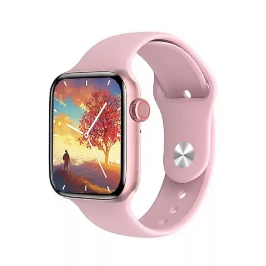 ساعت هوشمند ۴۱ میلیمتری ویسمی مدل X28 mini با ۴ بند سیلیکونی و ۱ بند فلزی