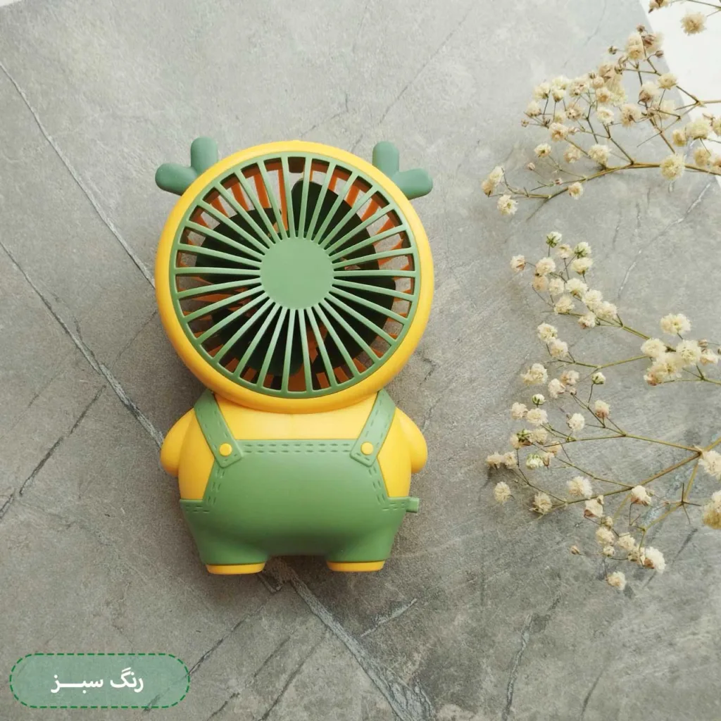 پنکه شارژی دیان دی طرح مینیون مدل DD5619