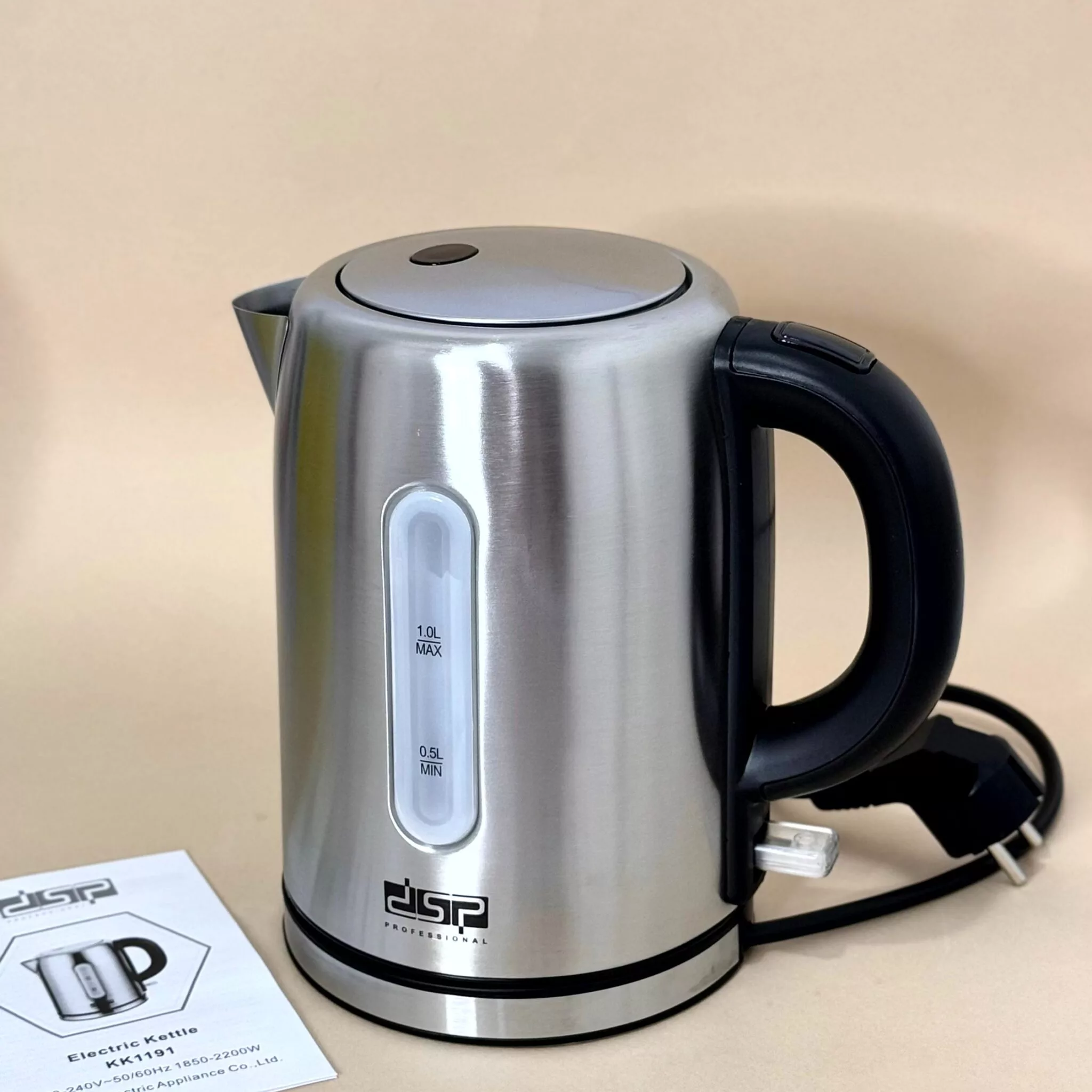 کتری برقی دی اس پی مدل KK1191 گنجایش 1 لیتر