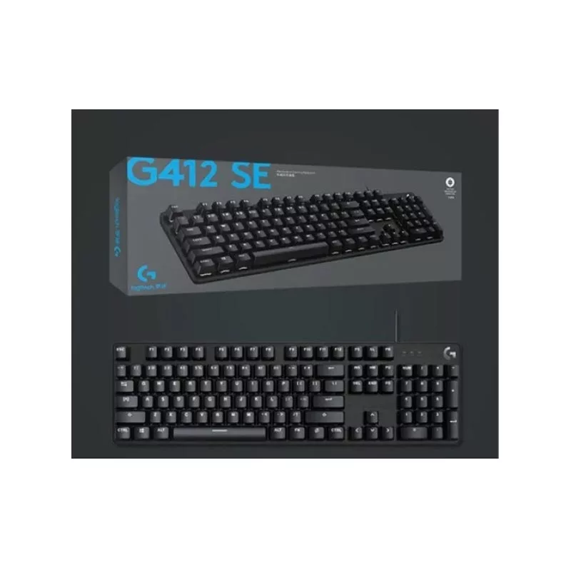 کیبورد گیمینگ لاجیتک مدل G412 TKL SE