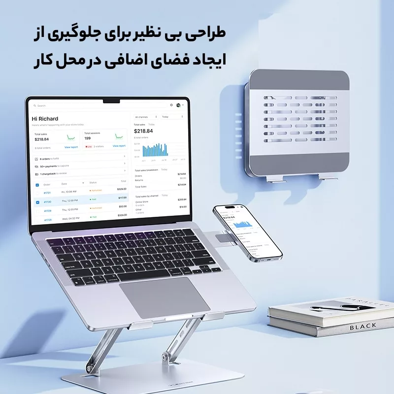 پایه خنک کننده  لپ تاپ و موبایل  لنشن مدل L6