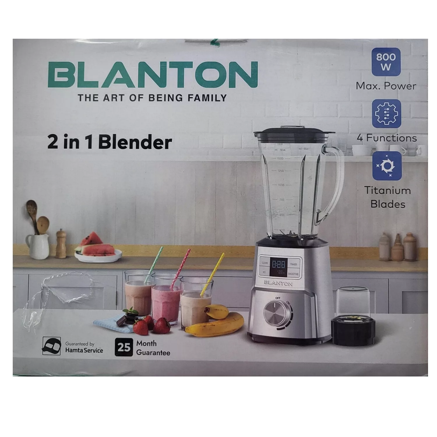 مخلوط کن و آسیاب کن بلانتون مدل BCX-BL2202