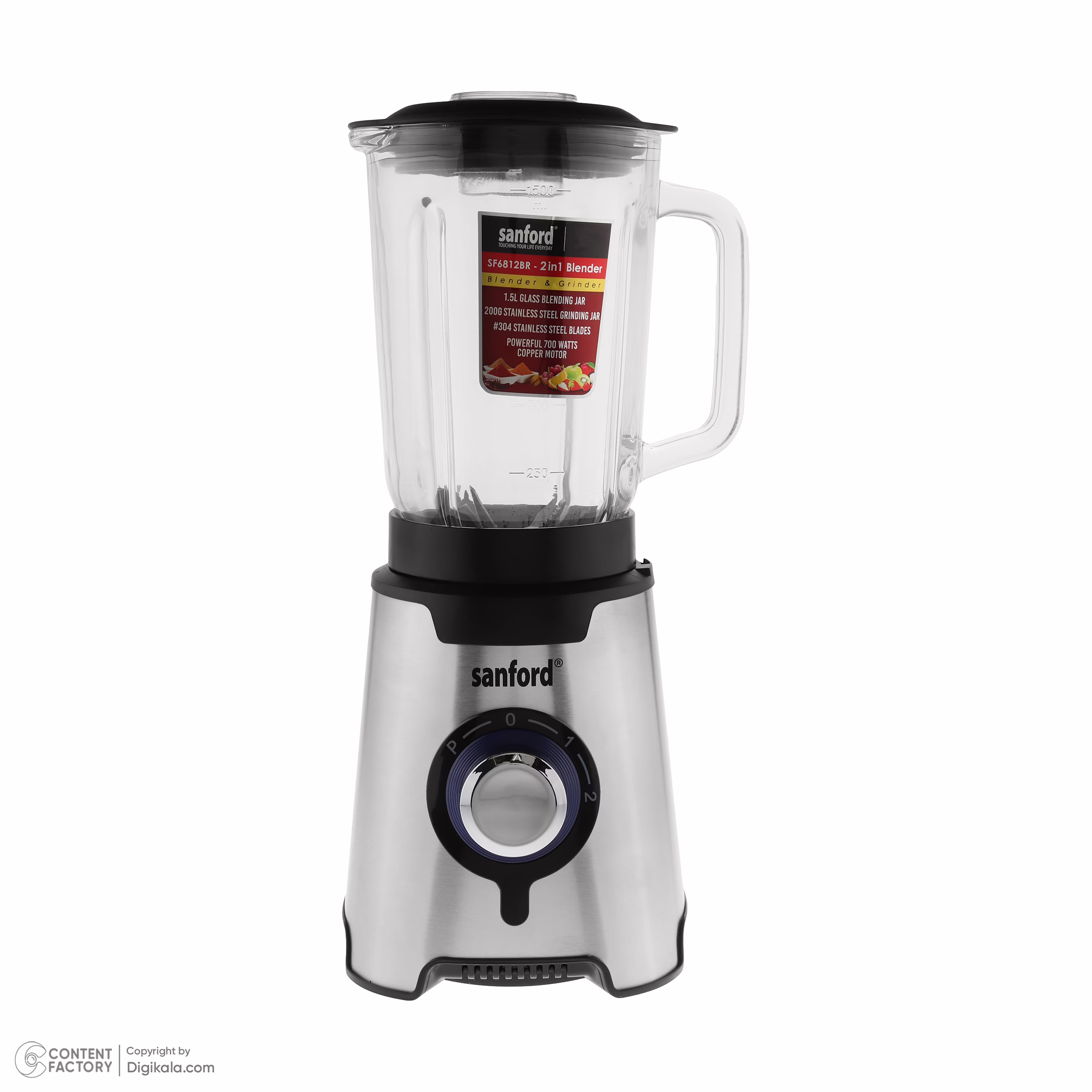 مخلوط کن و آسیاب کن 1.5 لیتری سانفورد مدل SF6812BR