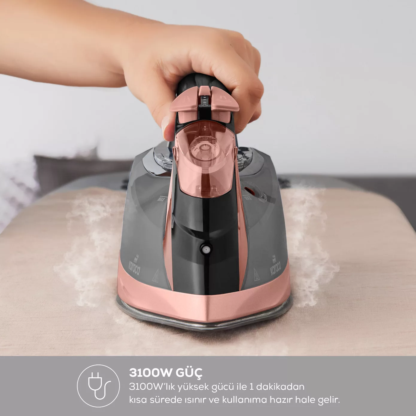 اتو بخار کاراجا مدل Vantuz İrona