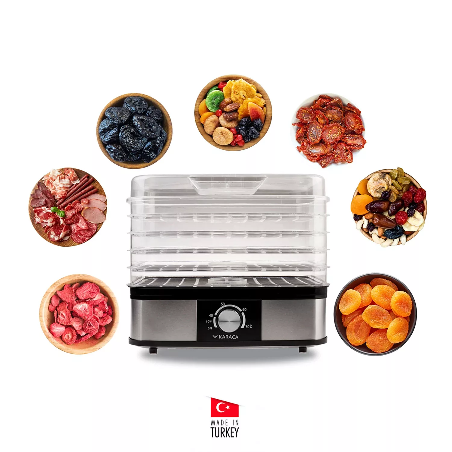 میوه و سبزی خشک کن کاراجا مدل MK-251