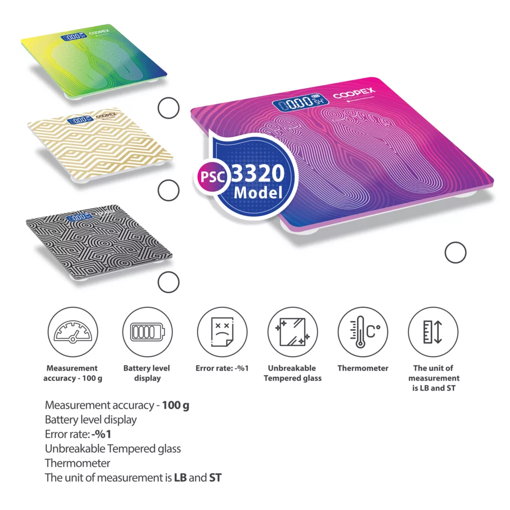 ترازو دیجیتال کوپکس مدل PSC-3320