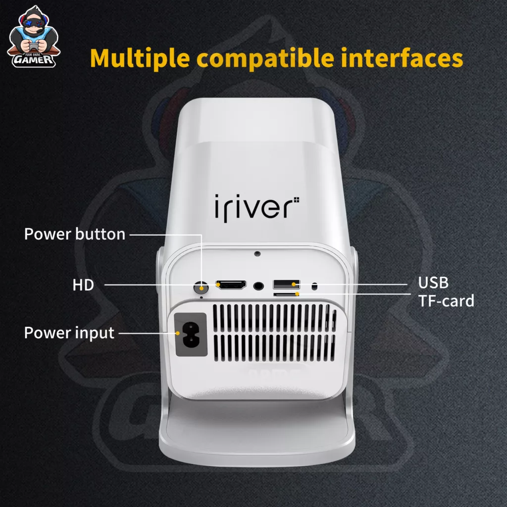 مینی ویدئو پروژکتور آیریور مدل HCS350 PRO به همراه دسته بازی