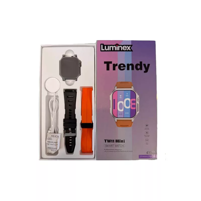 ساعت مچی هوشمند ۱.۷۵ اینچ لومینکس مدل TW11 mini با دو بند سیلیکونی