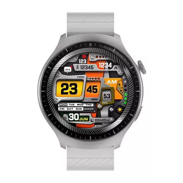 ساعت هوشمند 46 میلی‌متری هیوامی مدل Revel Jw4 Sport با بند سیلیکونی