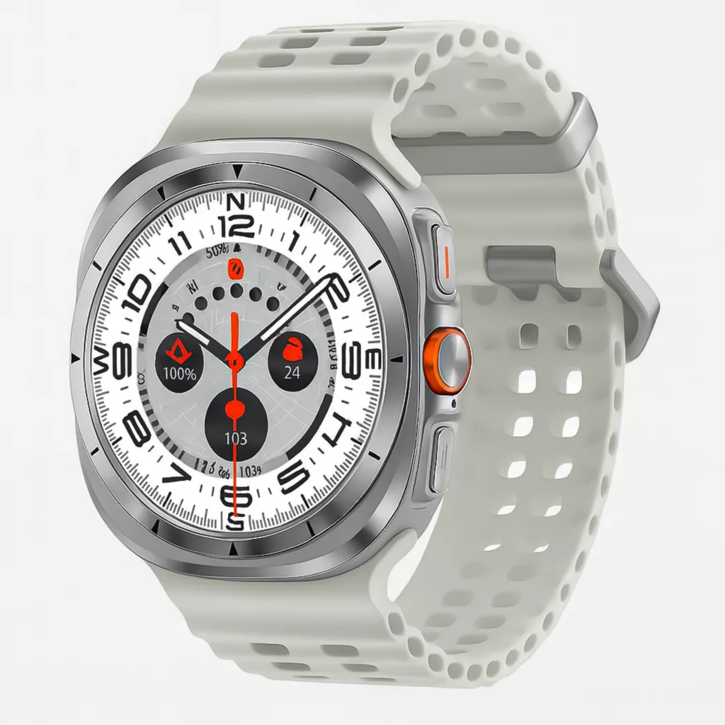 ساعت هوشمند 47 میلی متر وونک مدل VS1 با دو عدد بند سیلیکونی