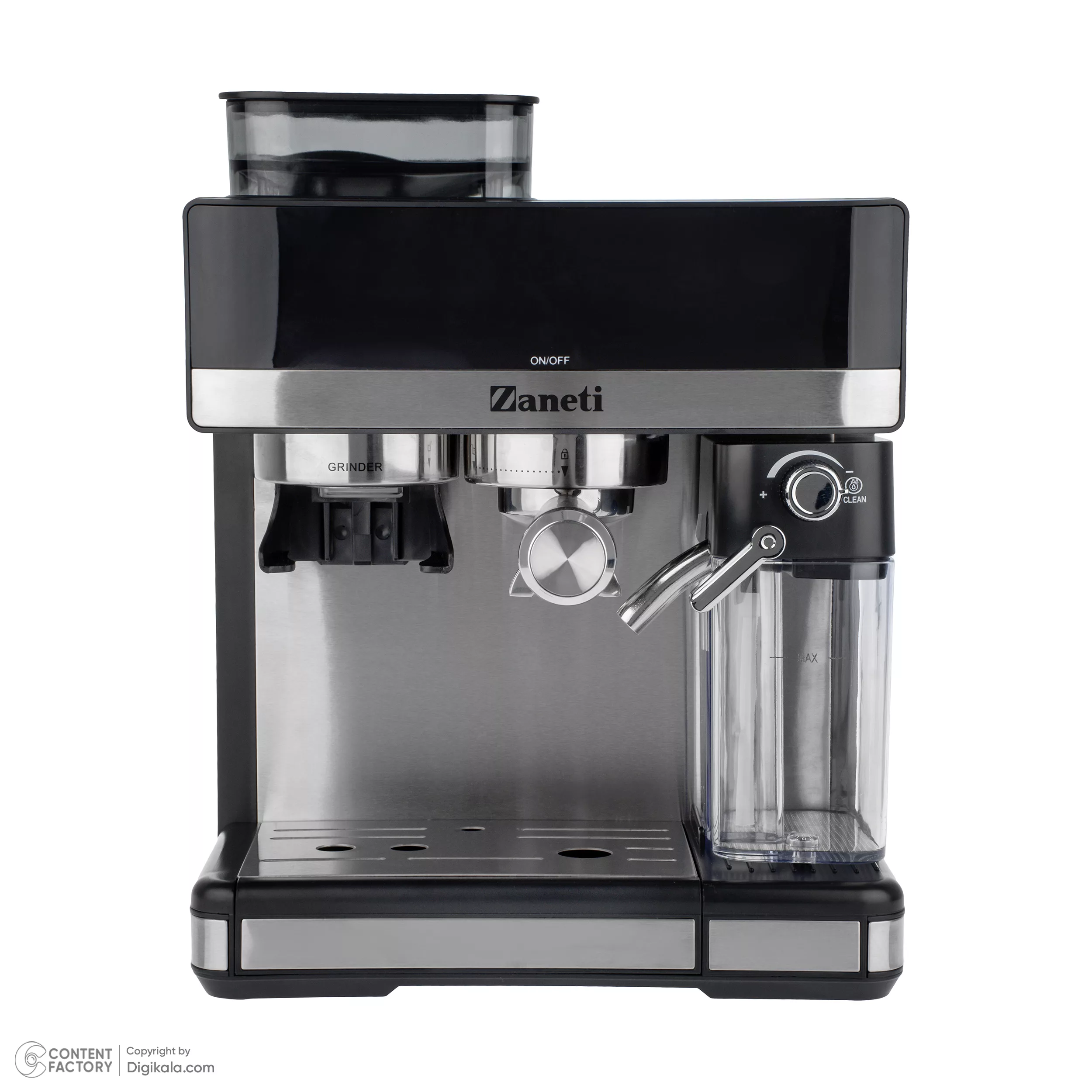 اسپرسو ساز 2500 میلی‌لیتر زانتی مدل ZZDREF-20MTG2M12A