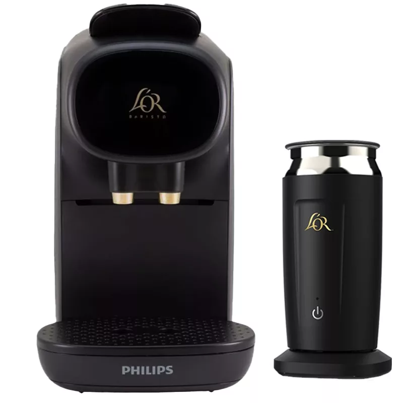 اسپرسو ساز ۸۰۰ میلی‌لیتر فیلیپس مدل Barista Sublime به همراه کف شیرساز لور