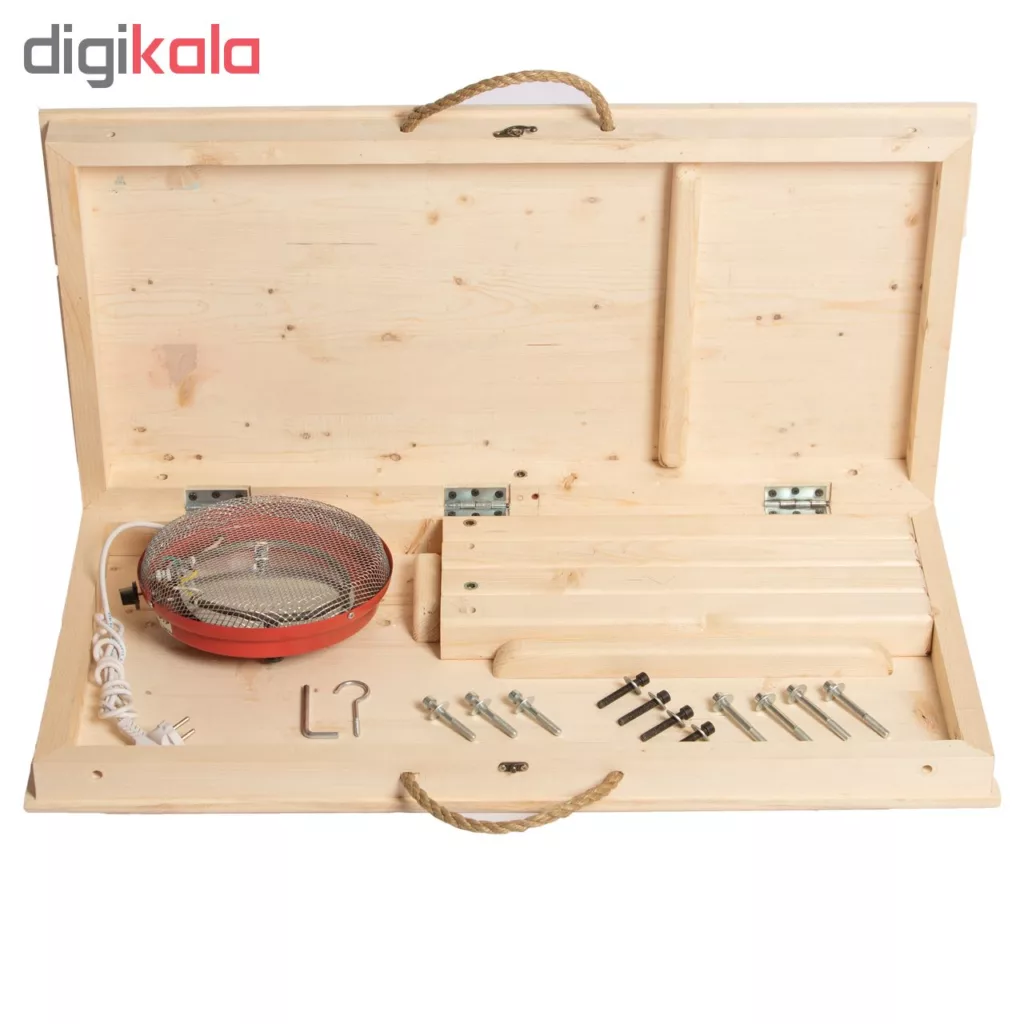 کرسی تاشو پارسین مدل KTP-yalda90cm مجموعه 9 عددی