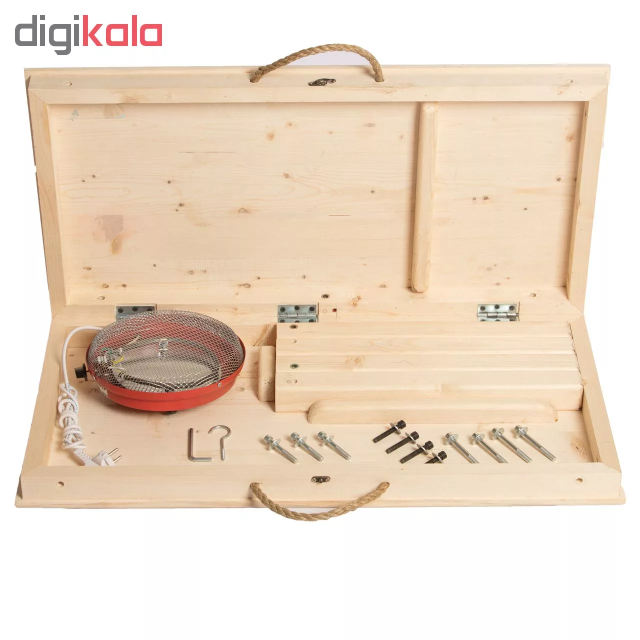 کرسی تاشو پارسین مدل KTP-yalda90cm مجموعه 9 عددی