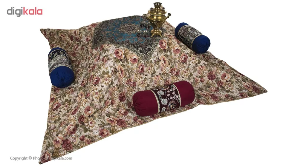 کرسی تاشو پارسین مدل KTP-nasim90cm مجموعه 9 عددی