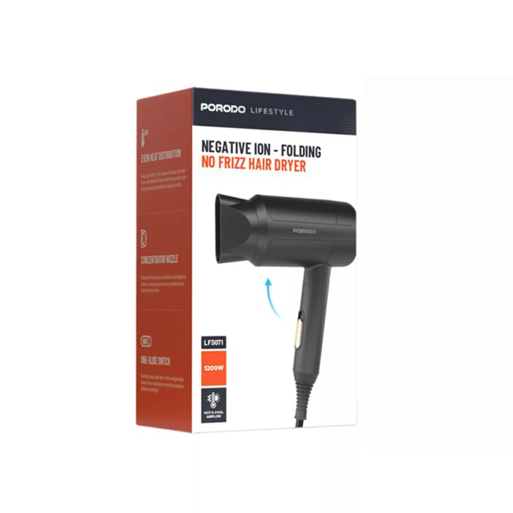 سشوار مسافرتی 1200 وات پرودو مدل LFST071