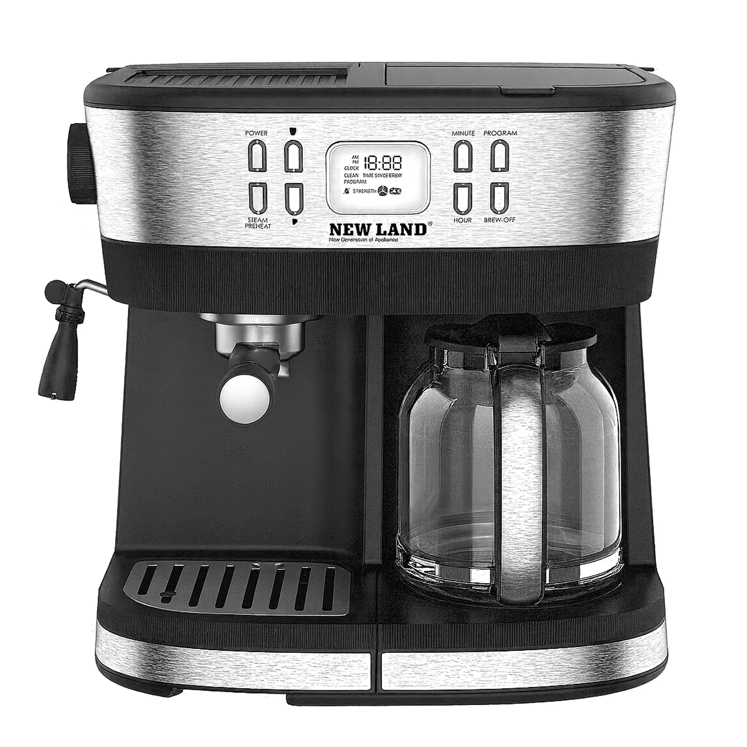 اسپرسو ساز 1000 میلی‌لیتر نیولند مدل NL-2740BS