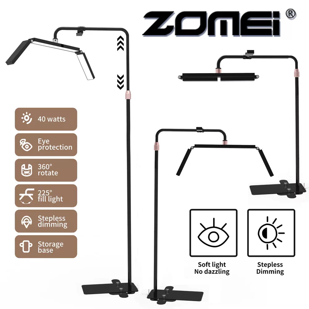 نور ثابت ال ای دی مونلایت زومی مدل Floor Foldable