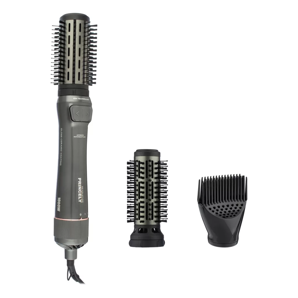 سشوار برس دار چرخشی پرنسلی مدل PR312AT