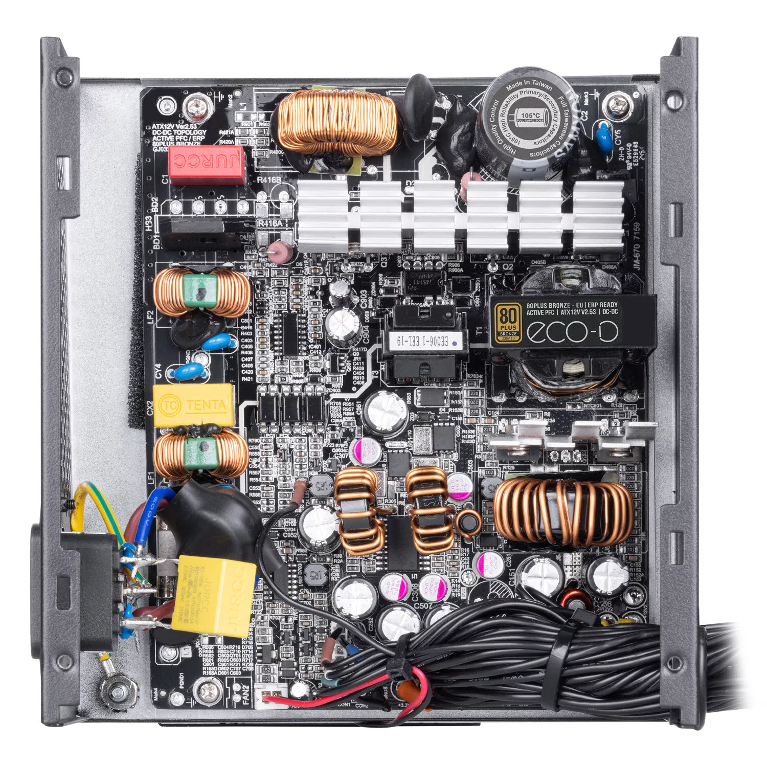 منبع تغذیه کامپیوتر 450W وات گرین مدل GP450A-ECO D