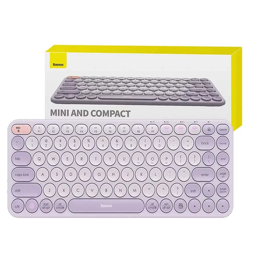 کیبورد بی سیم بیسوس مدل K01A B00955503513 Wireless Tri-Mode