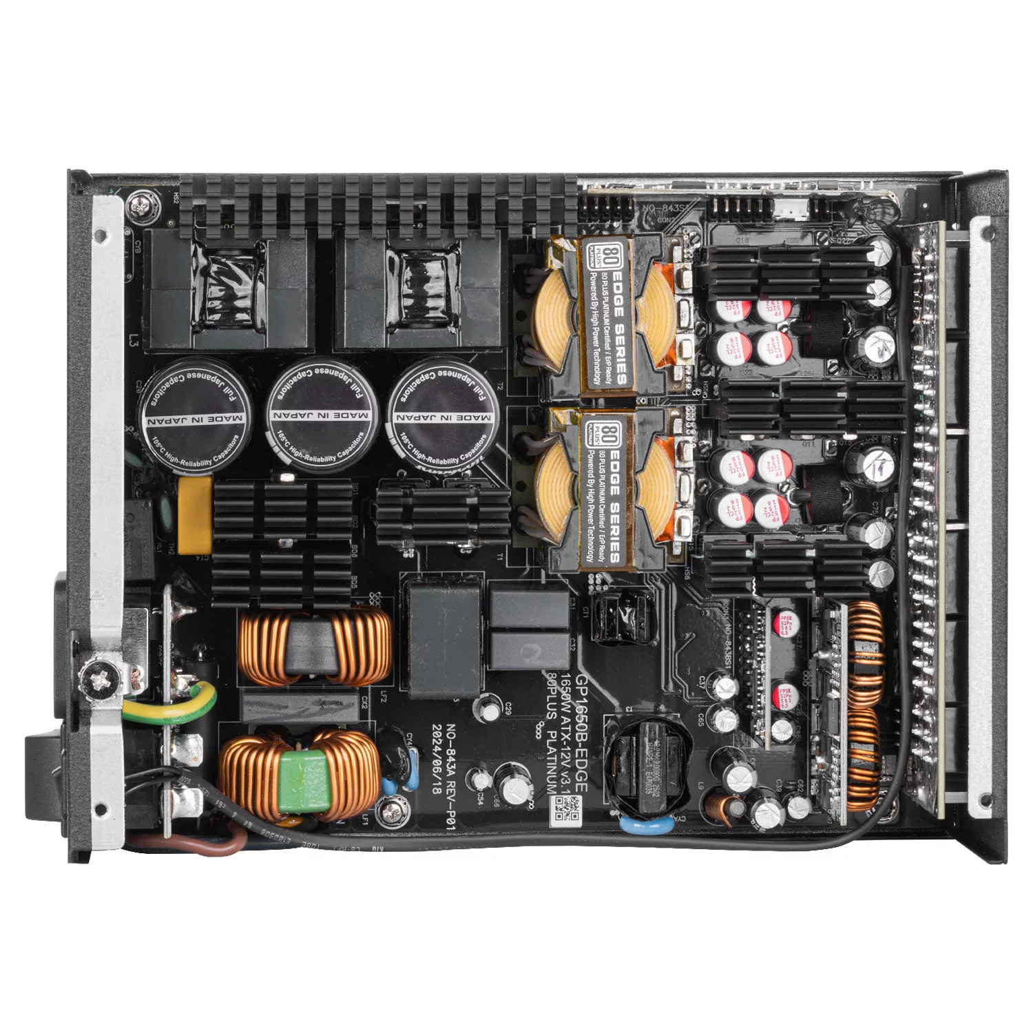 منبع تغذیه کامپیوتر 1650W وات گرین مدل GP1650B-EDGE (ATX 3.1)