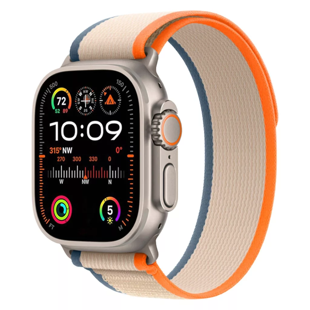 ساعت هوشمند ونتوس مدل HG9 PRO ULTRA 2 دارای قابلیت های صفحه نمایش رنگی و لمسی، کنترل موسیقی، بند برزنت