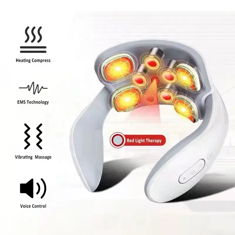 ماساژور گردن مدل Vibration ems heating 2024