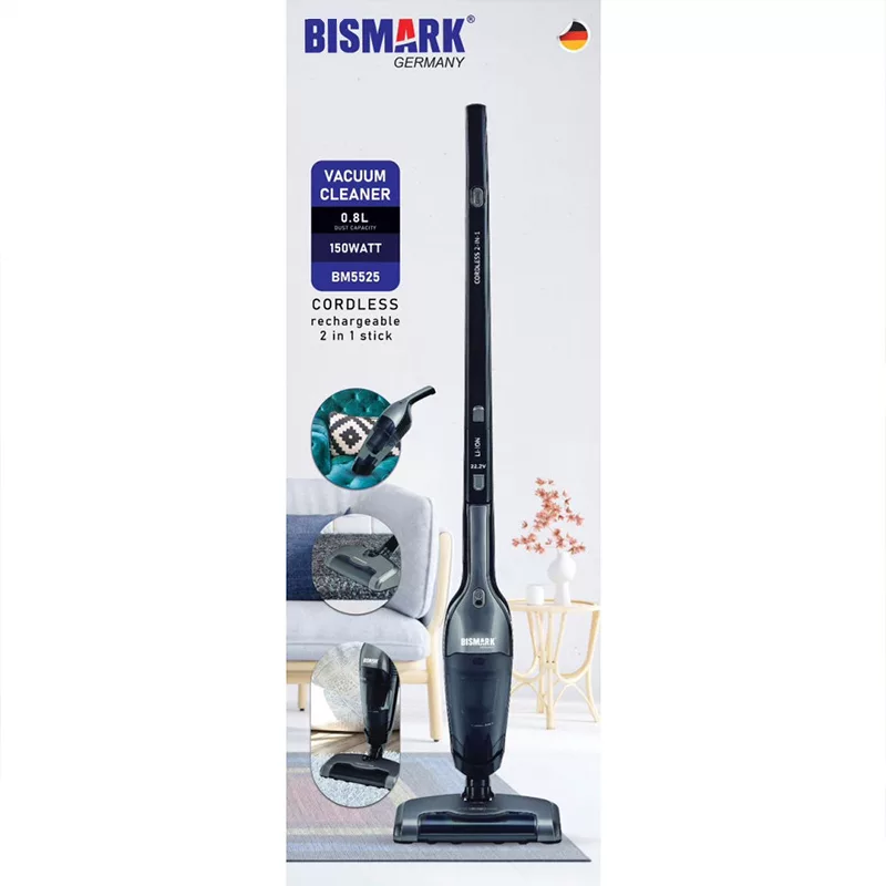 جارو شارژی عصایی بیسمارک مدل BM5525