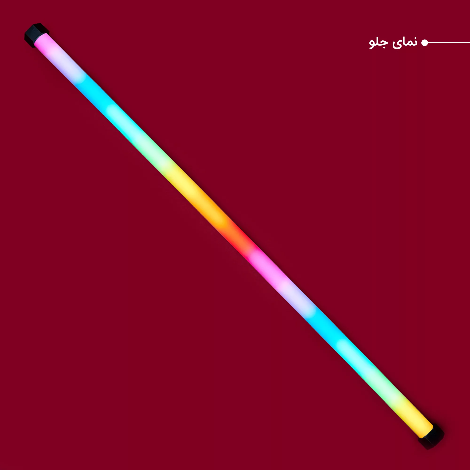 نور ثابت ال ای دی مولتی کالر چیکولایت مدل MULTI RGB 100 X2 بسته 2 عددی