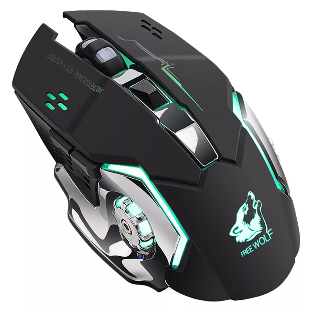 ماوس بی سیم مخصوص بازی فری ولف مدل X8