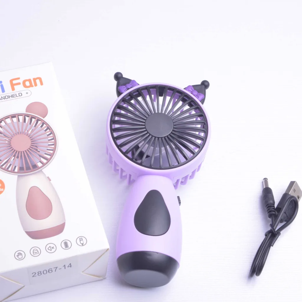 پنکه شارژی مدل کرومی ظرفیت 500 میلی آمپر ساعت