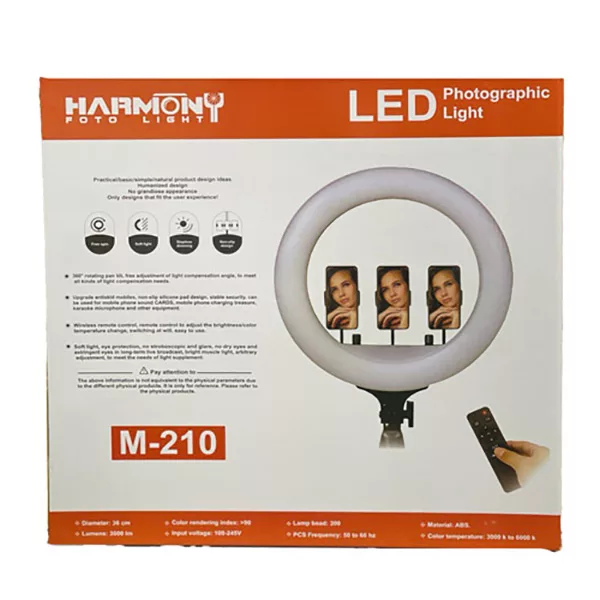 رینگ لایت هارمونی مدل M210